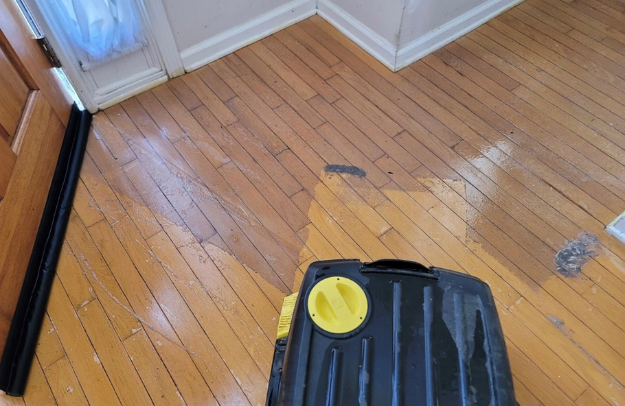 Hardwood Floor Wax Buildup Removal